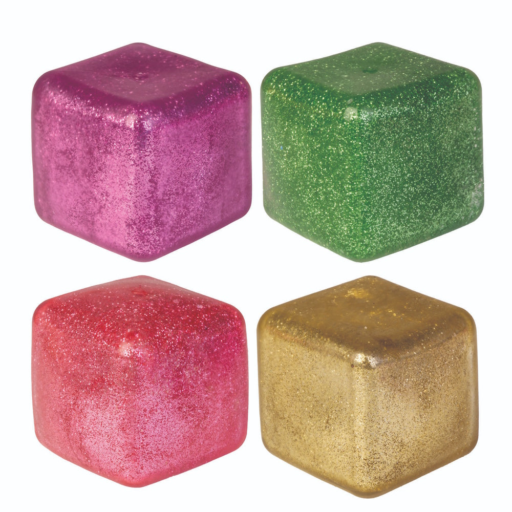 Smoosho’s Glitter Jelly Cube Squishy