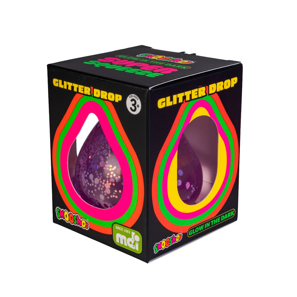 Smoosho’s Super Squeeze Glow-in-the-Dark Glitter Drop