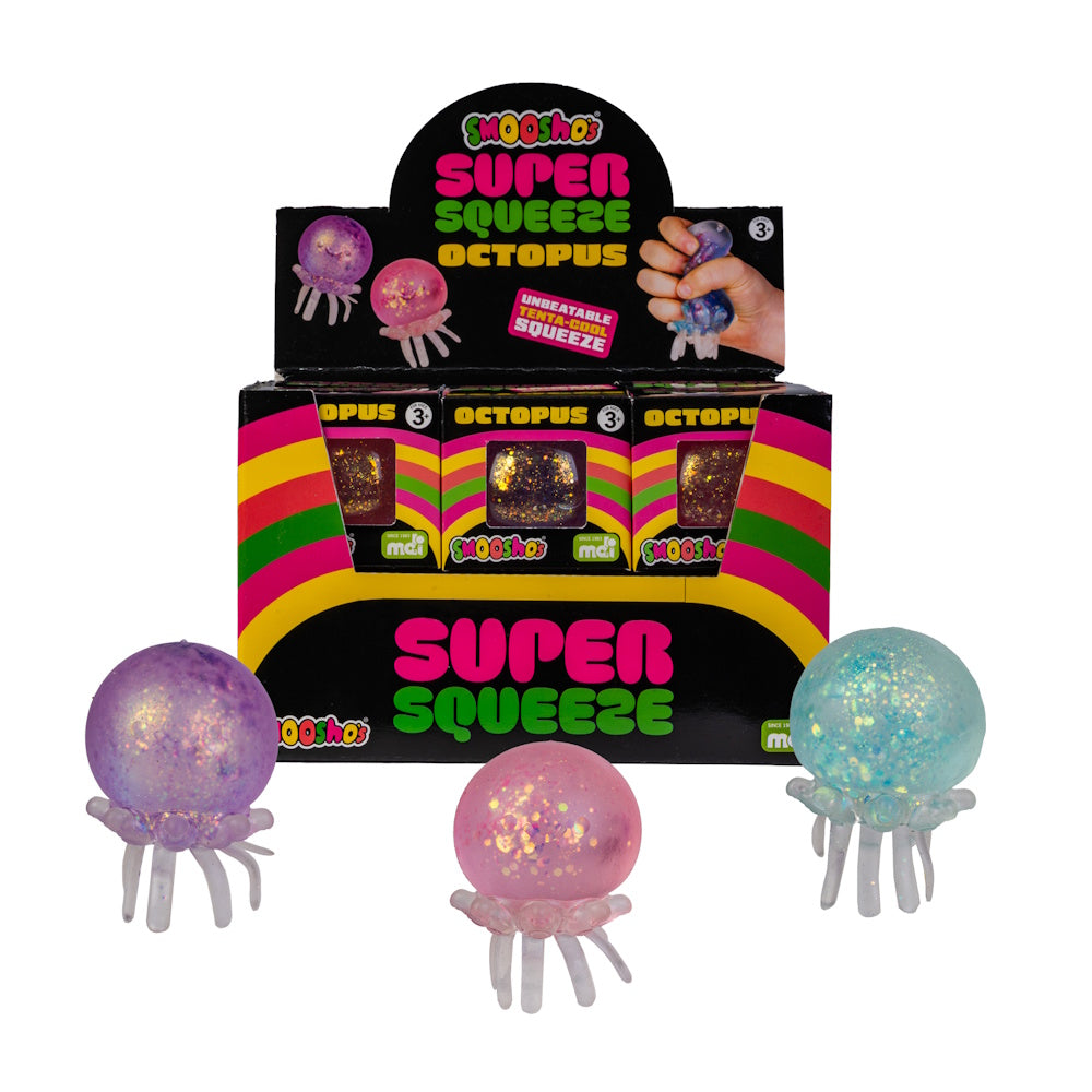 Smoosho’s Super Squeeze Glitter Octopus