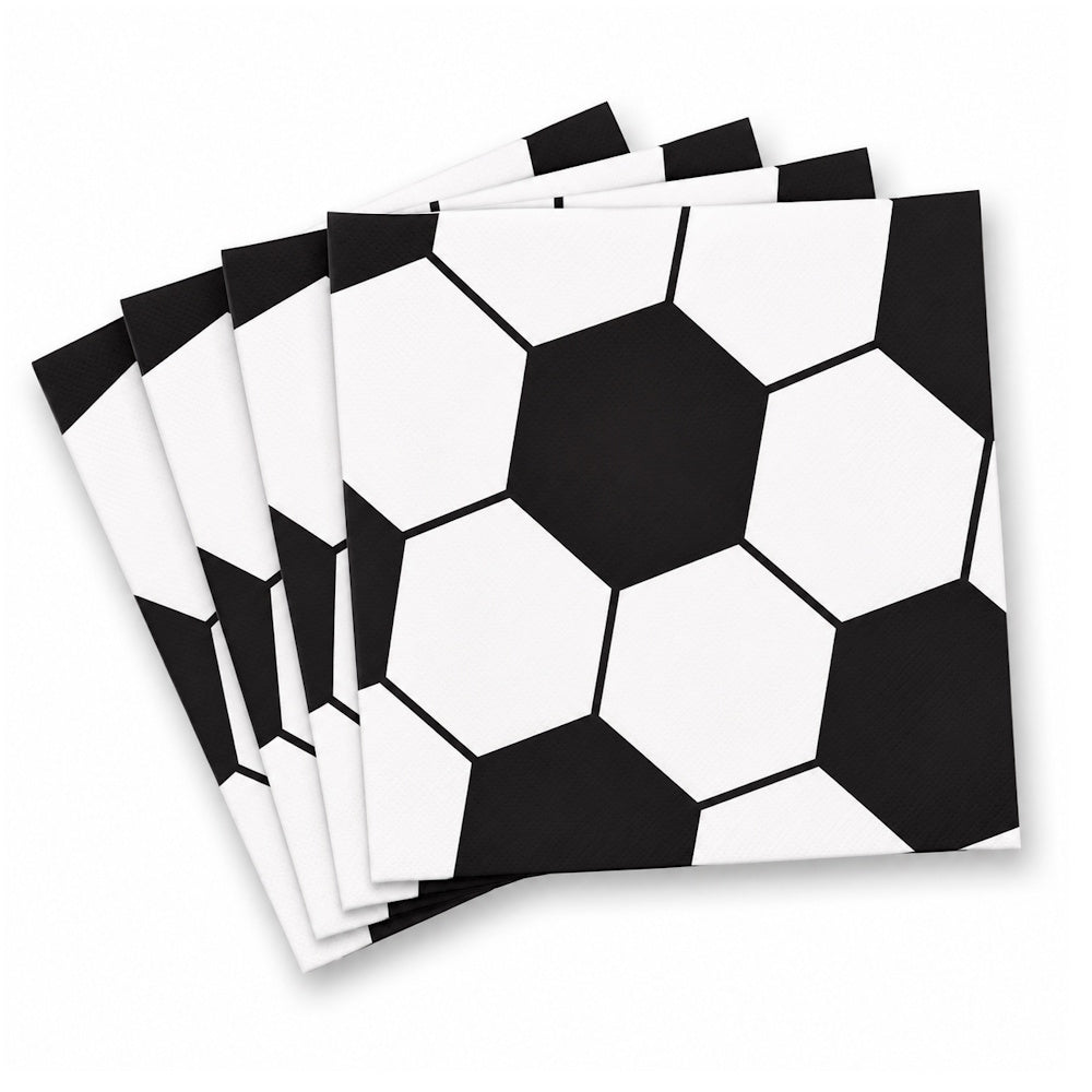 Value Soccer Lunch Napkins 20pk