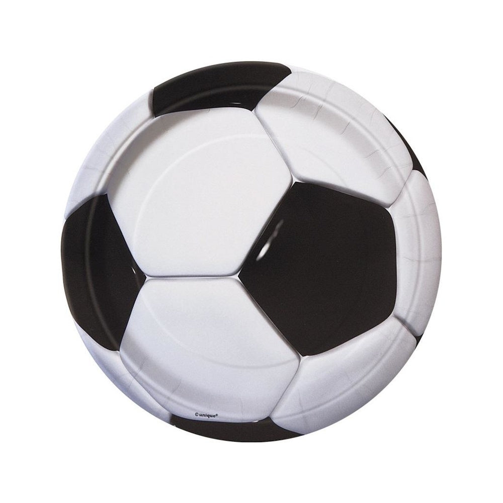 Soccer Ball Lunch Plates 8pk