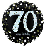 Sparkling 70th Birthday Foil Balloon