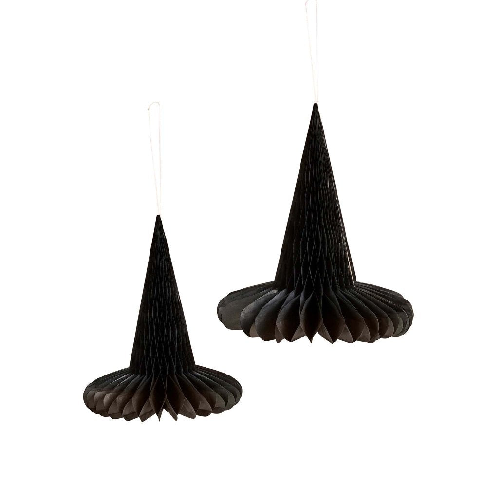 Spell Yeah Witches Hat Honeycomb Decorations 2pk