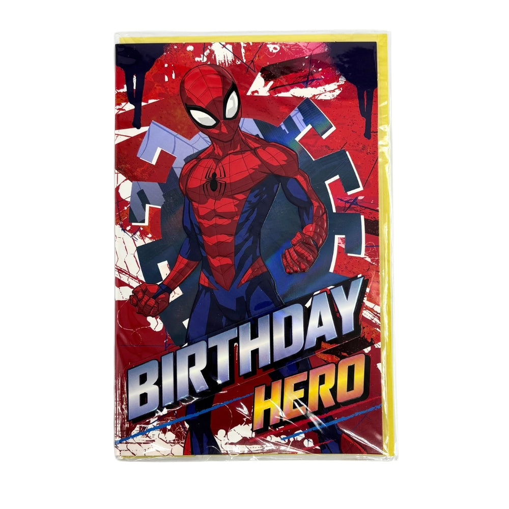 Spiderman Birthday Card