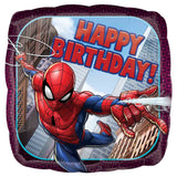 Spiderman Happy Birthday Foil Balloon