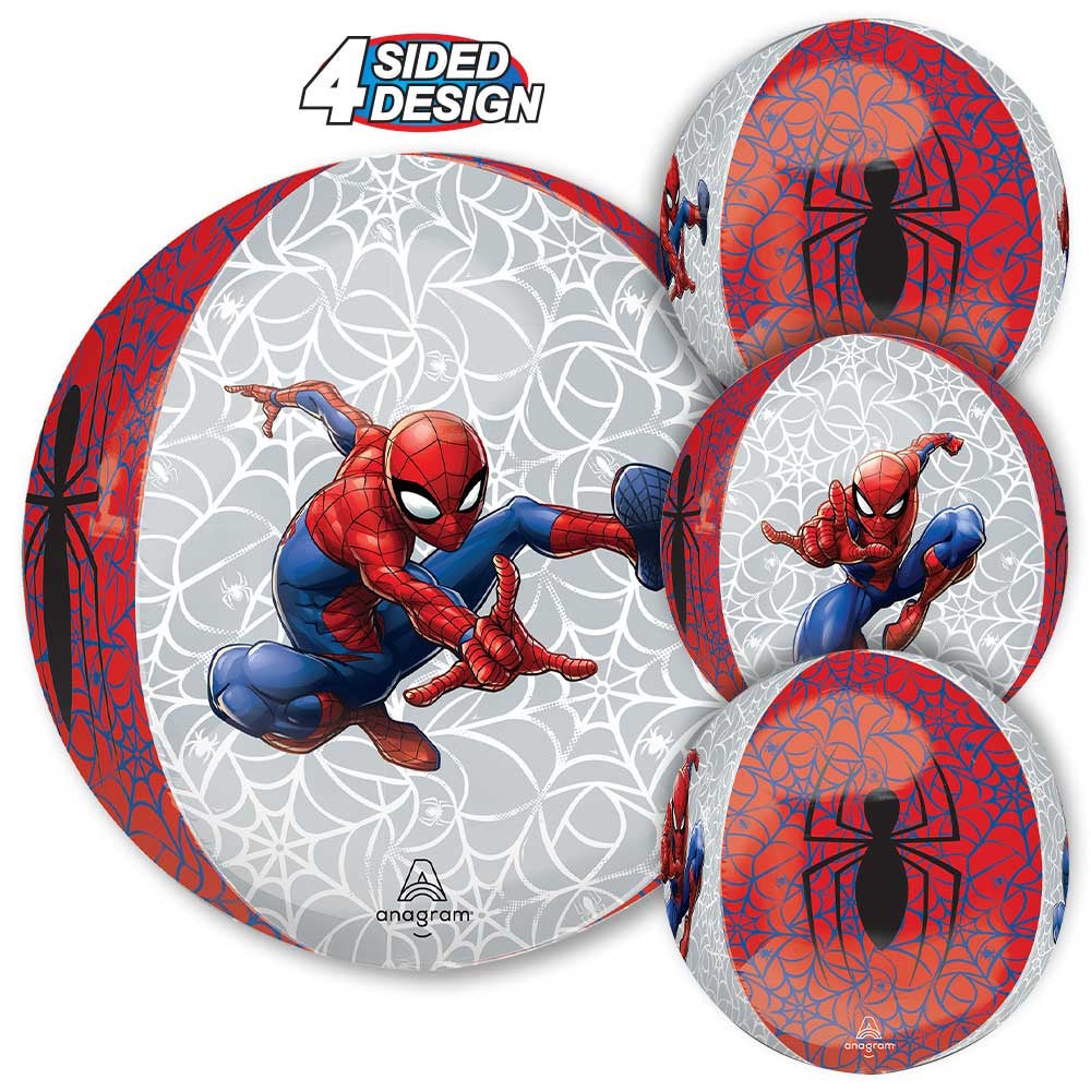Spiderman Spider & Web Orbz Balloon