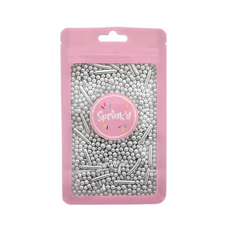 Sprink'd Silver Metallic Sprinkle Mix