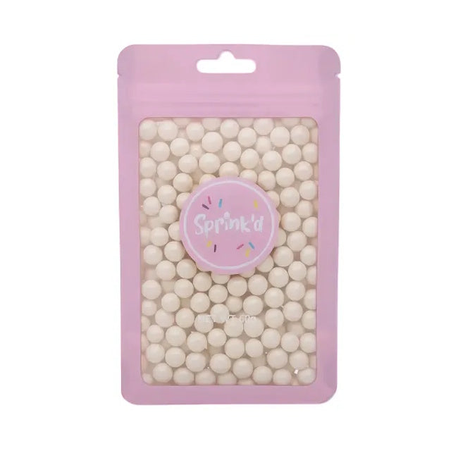 Sprink'd Sugar Balls Ivory 8mm