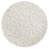 Sprink'd Sugar Balls Pearl White 2mm
