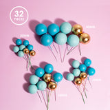 Sprinks Cake Ball Toppers 32pk - Bold in Blue