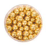 Sprinks Crunchy Shiny Gold Sprinkles (Cachous) 6mm