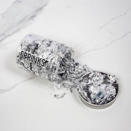 Sprinks Loose Silver Leaf Flakes
