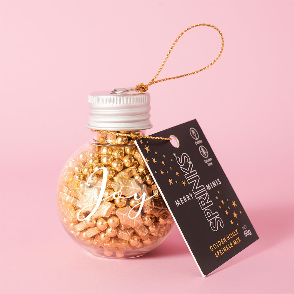 Sprinks Merry Minis Sprinkles - Golden Holly