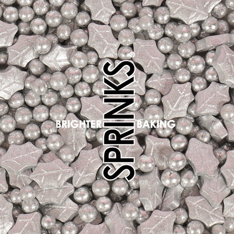 Sprinks Merry Minis Sprinkles - Silver Noel