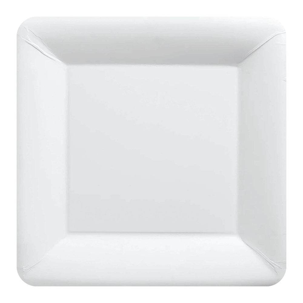 Square Dinner Plates 20pk - White