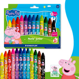 Peppa Pig Noris Junior Wax Crayons 12pk