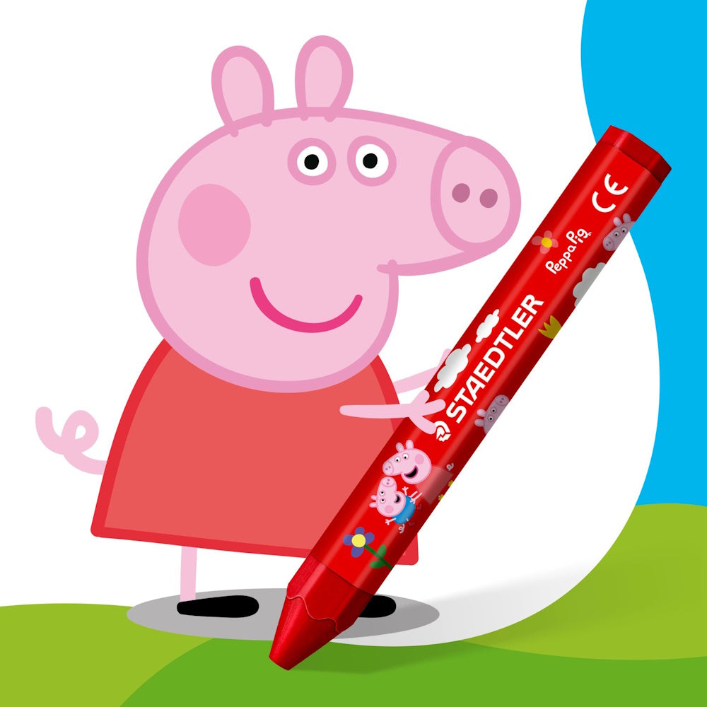 Peppa Pig Noris Junior Wax Crayons 6pk