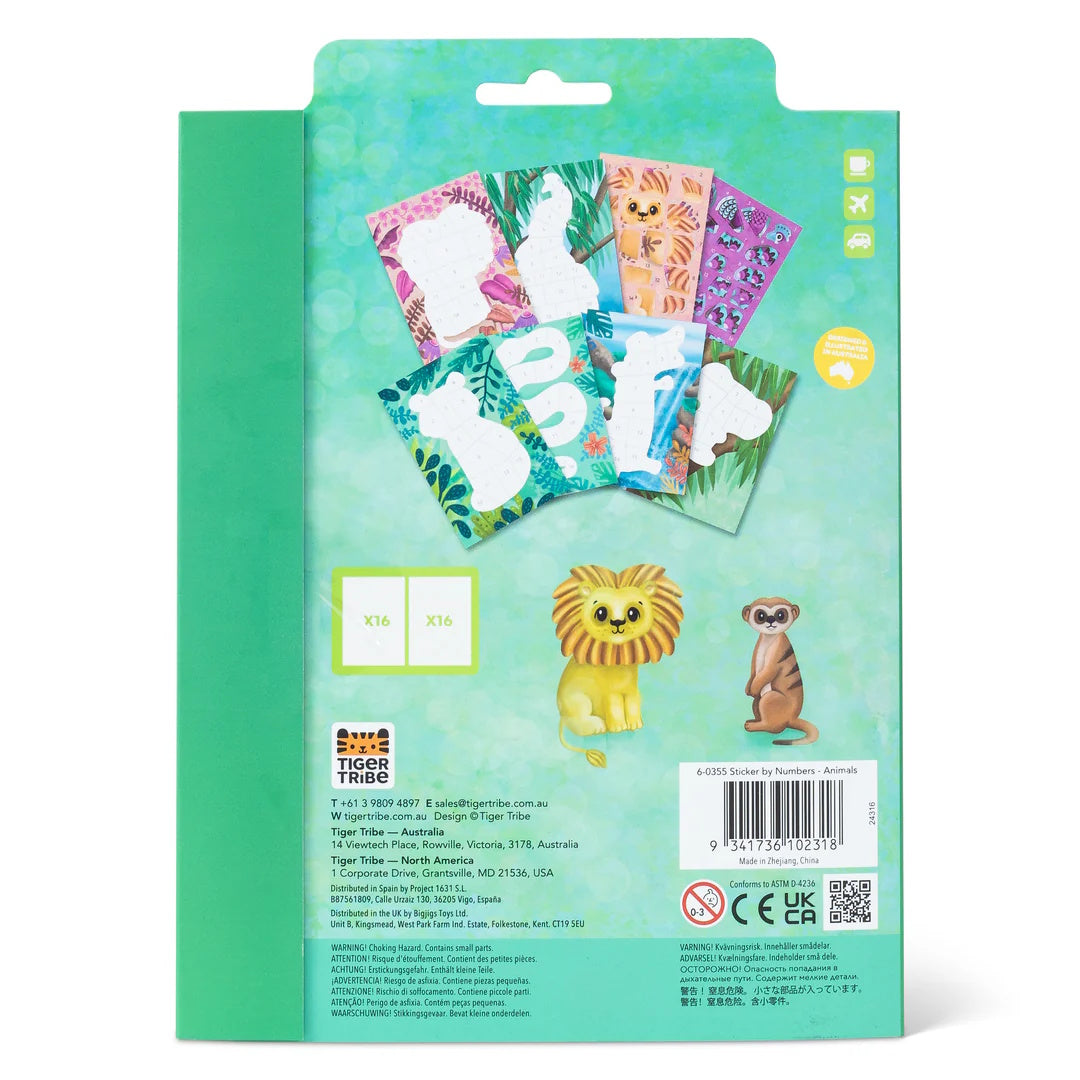 Sticker by Numbers Set - Animals