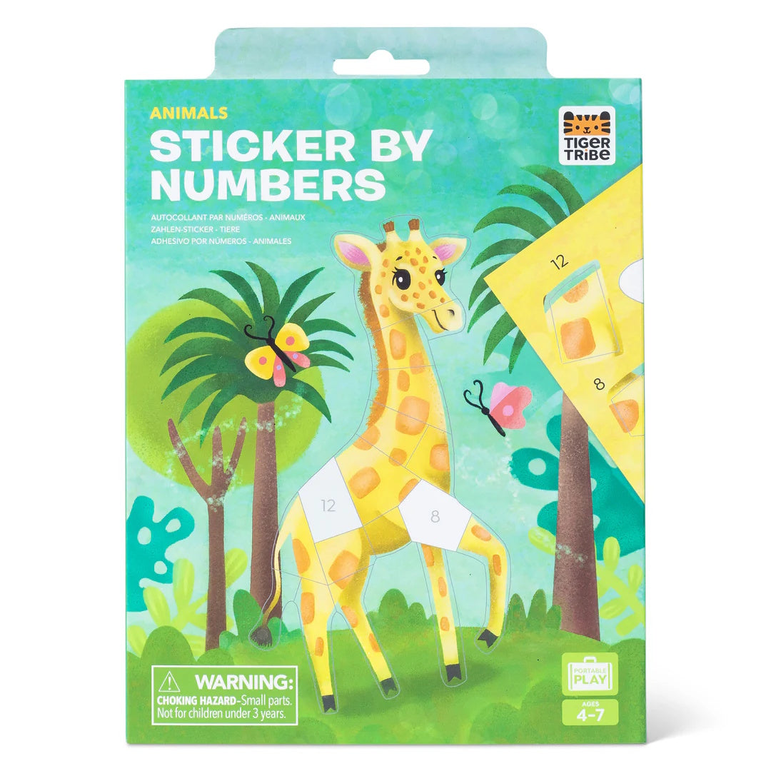 Sticker by Numbers Set - Animals