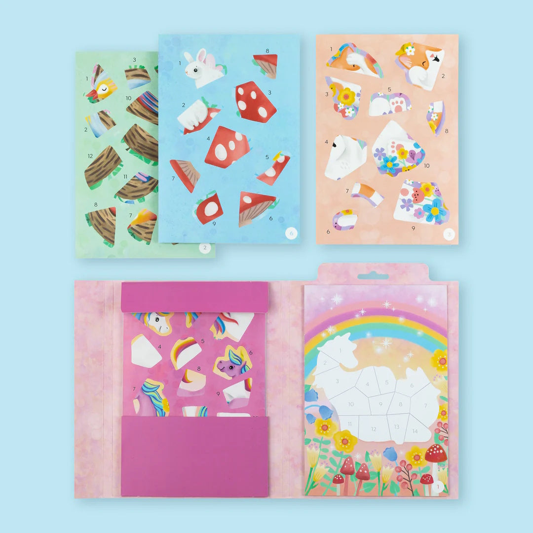 Sticker by Numbers Set - Magical Garden