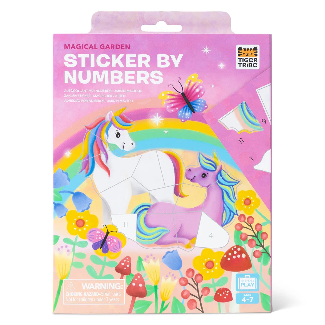 Sticker by Numbers Set - Magical Garden