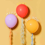 Stripe Hype Balloons with Tails 3pk