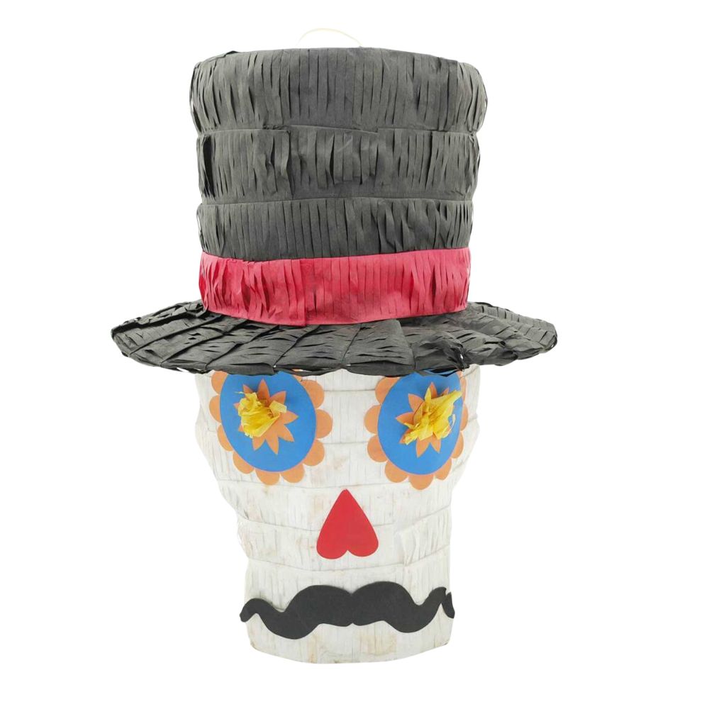 Top Hat Skull Pinata