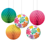 Summer Hibiscus Honeycomb Hanging Bouquet