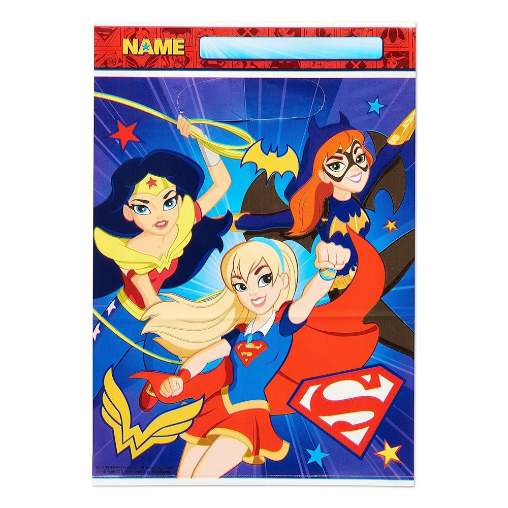 Super Hero Girls Loot Bags 8pk