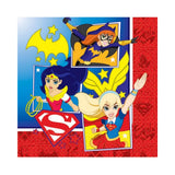 Super Hero Girls Lunch Napkins 16pk