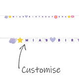 Sweet Dreams DIY Pennant Banner with Stickers