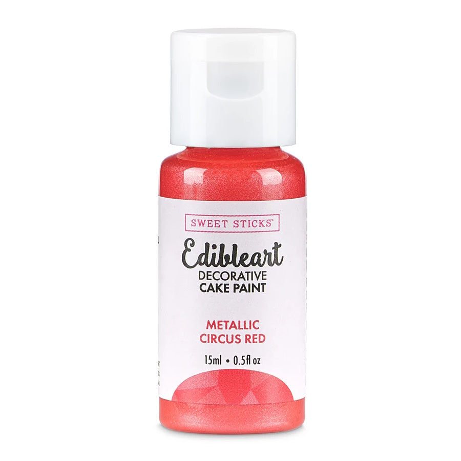 Edible Art Paint - Metallic Circus Red **BB 10/25**