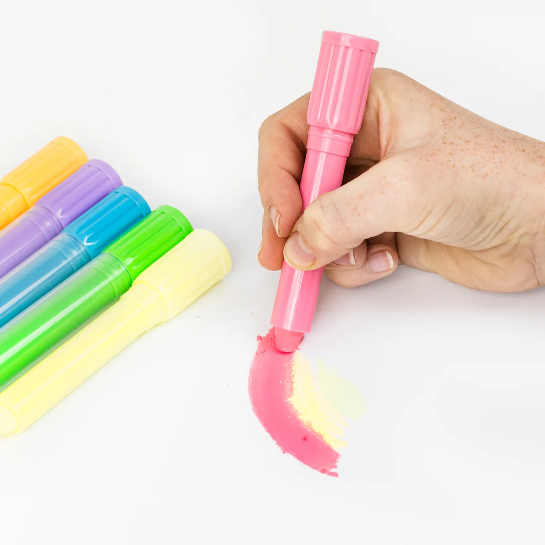 Pastel Silk Crayons 6pk