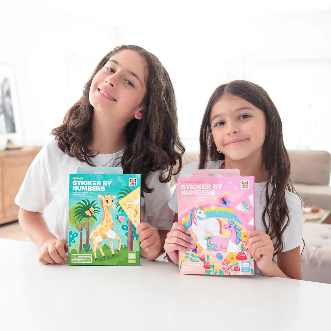 Sticker by Numbers Set - Magical Garden