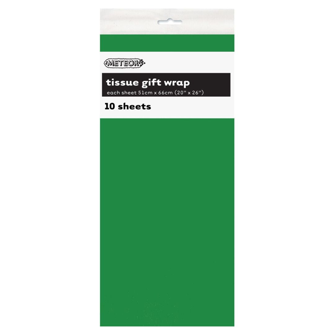 Tissue Paper Sheets 10pk - Green
