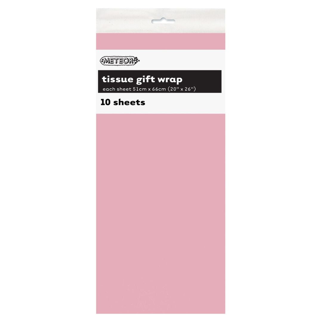 Tissue Paper Sheets 10pk - Pastel Pink
