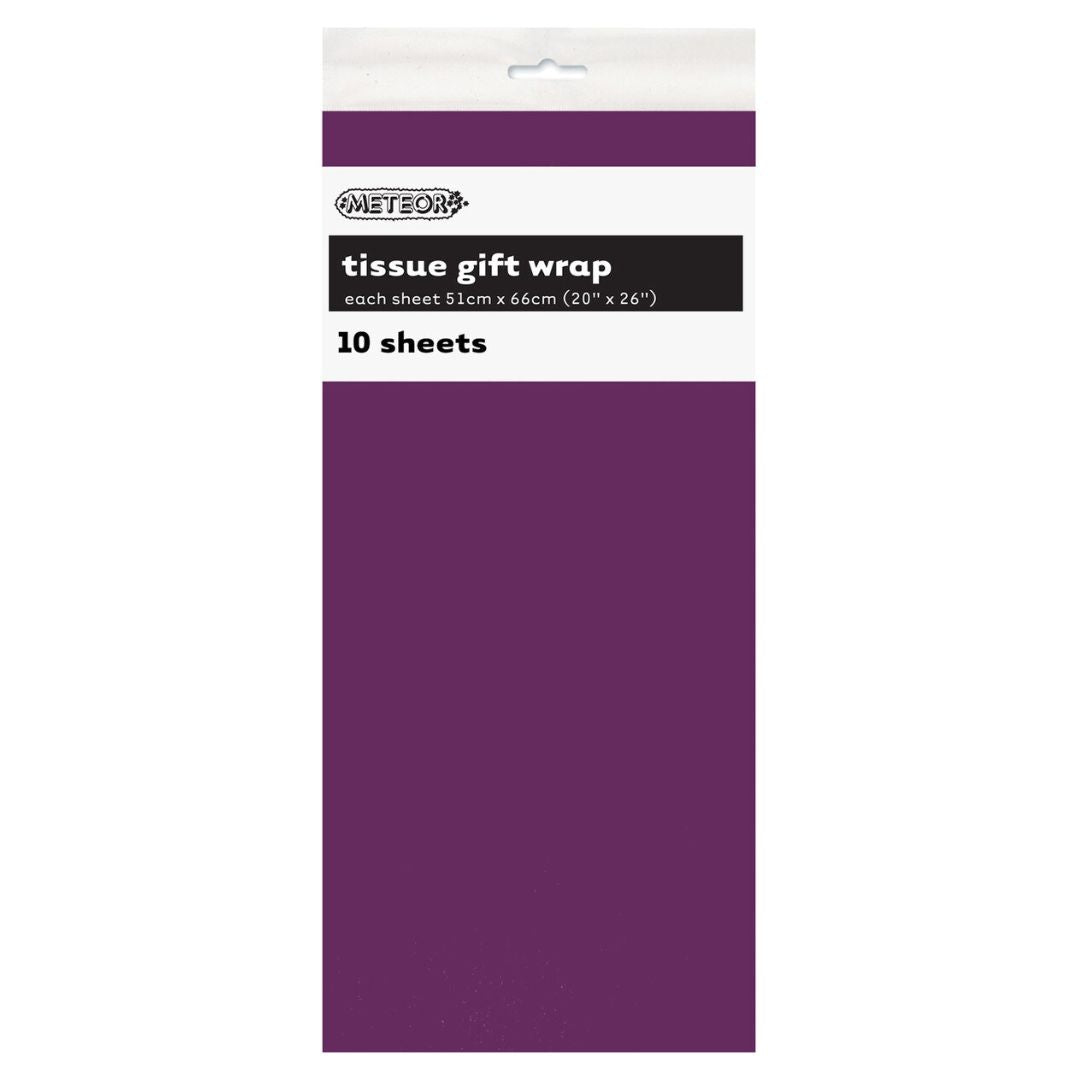 Tissue Paper Sheets 10pk - Purple