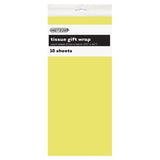 Tissue Paper Sheets 10pk - Soft Yellow