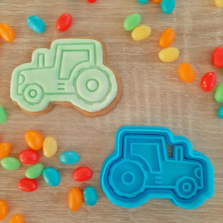 Tractor Cookie Cutter & Embosser