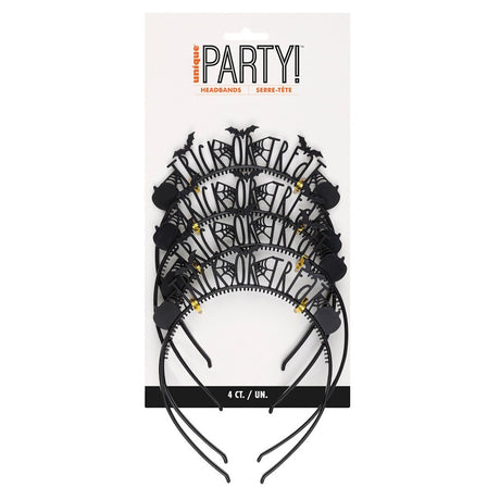 Trick or Treat Headbands 4pk