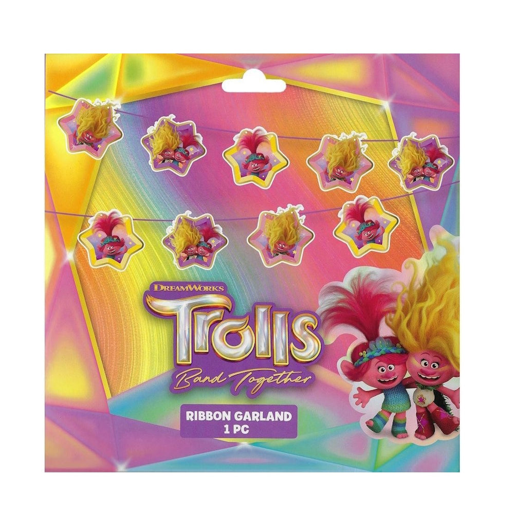 Trolls Band Together Ribbon Garland