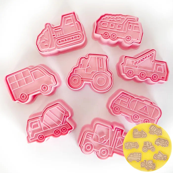 Trucks Cookie Cutter & Embosser Set