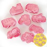Trucks Cookie Cutter & Embosser Set