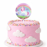 Unicorn Party Acrylic Cake Topper