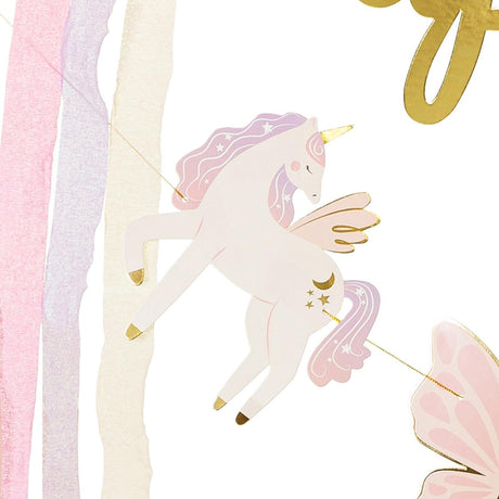 Unicorn Happy Birthday Banner Set