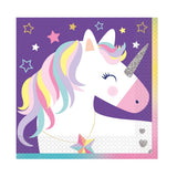 Unicorn Party Time Lunch Napkins 16pk