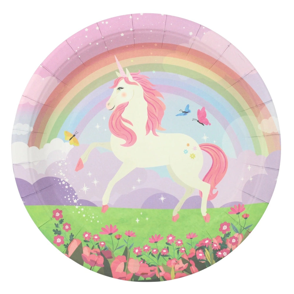 Unicorn Plates 8pk