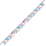 Unicorn Party Time Pennant Banner