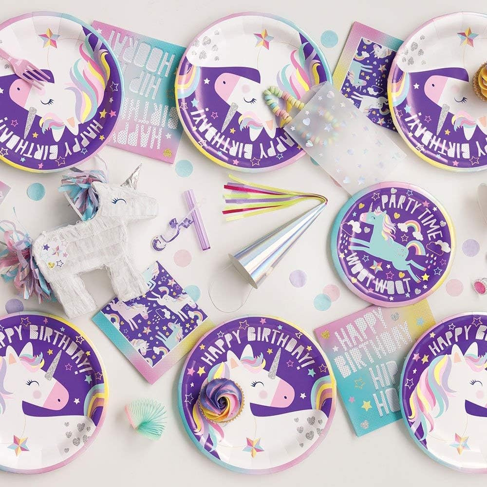 Unicorn Party Time Lunch Napkins 16pk