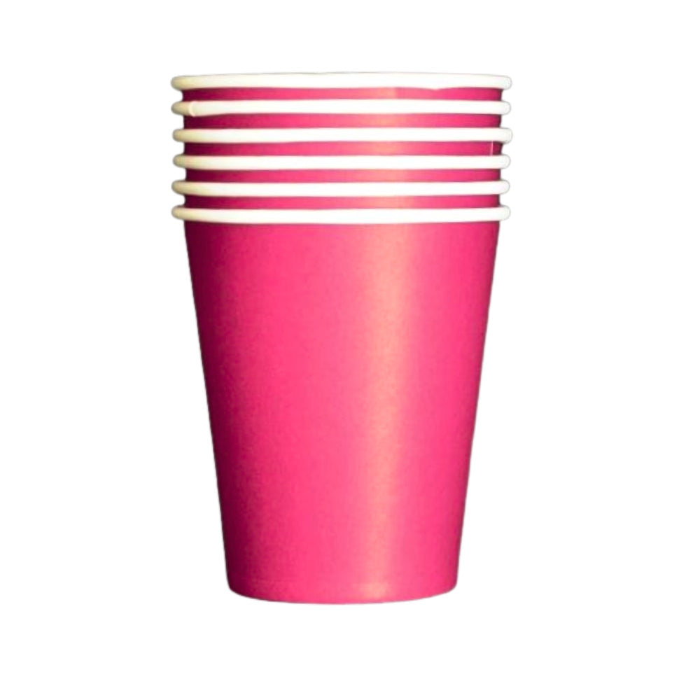 Value Party Cups 20pk - Hot Pink